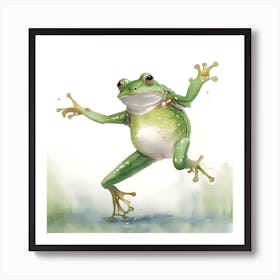 Frog Dance Art Print