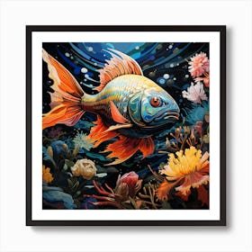 Goldfish 12 Art Print