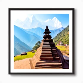 Nepal - Nepal Stock Videos & Royalty-Free Footage 1 Art Print