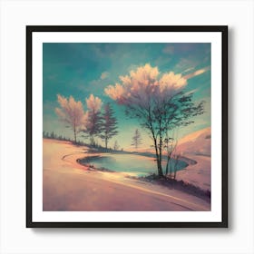 Winter Landscape Art Print