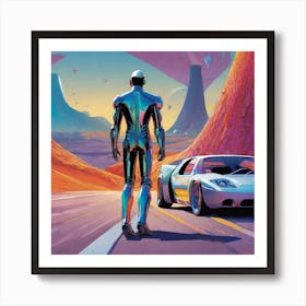 Futuristic Man 155 Art Print