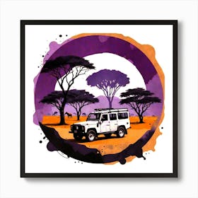 Safari In Kenya Art Print