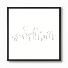 Philadelphia Skyline Art Print