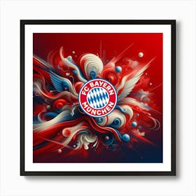 FC Bayern München Logo Wall Art 13 Art Print