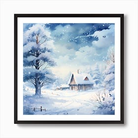 Snowfall Whispers Art Print