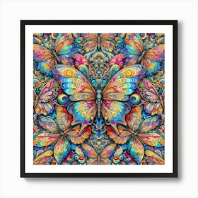 Butterfly Painting Art Print