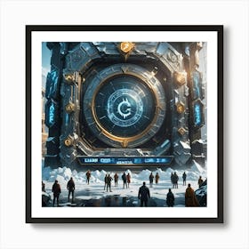 Futuristic City Art Print