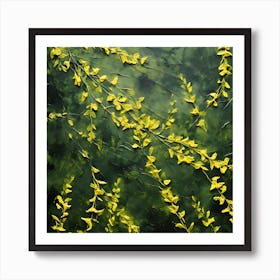 Yellow Leaves Art Print