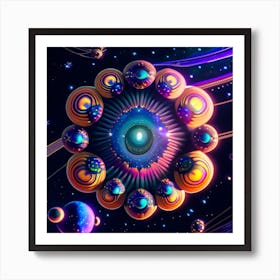 Psychedelic Art 22 Art Print