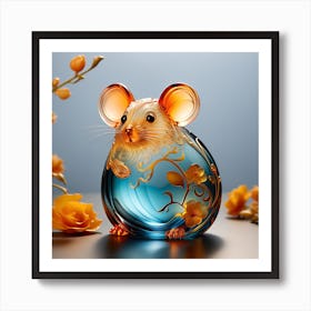 Glass Mouse Art Print