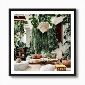 Bohemian Living Room Art Print