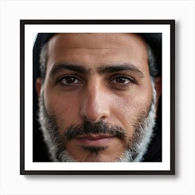 Portrait Of A Syrian Man Art Print