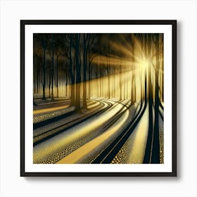 Forest Path 5 Art Print