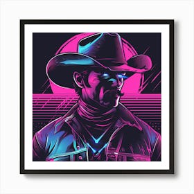 Cowboy 9 Art Print