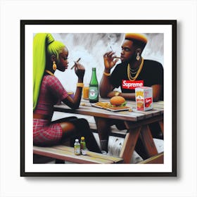 Supreme 6 Art Print