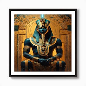 Egyptian King Art Print