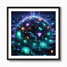 Sphere Of Light Art Print