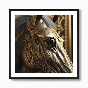 Horse Head 3d Art Print