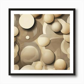 Abstract Circles 10 Art Print