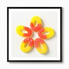 Ring-shaped gummies Art Print