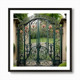 Wrought Iron Gate 3 Art Print