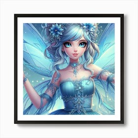Blue Fairy Art Print