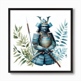 Samurai Armor Art Print