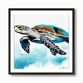 Sea Turtle Art Print