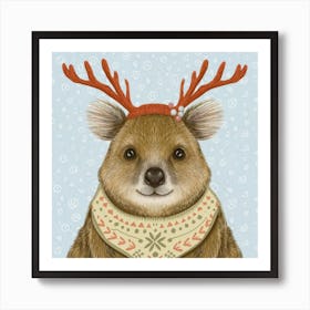 Rory Reindeer Art Print