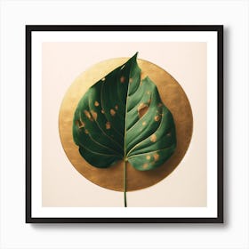 Gold Leaf Art Print