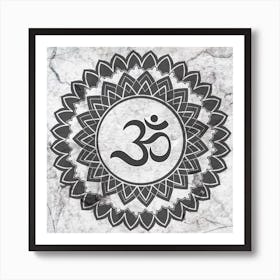 Yoga Mandala Zen Art Print