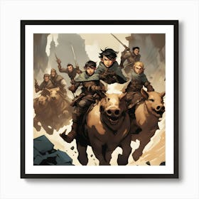 Shire Scouts Art Print