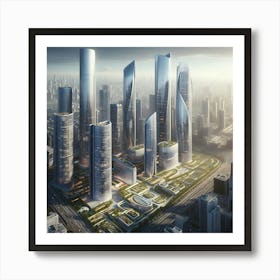 Skyscraper City 1 Poster