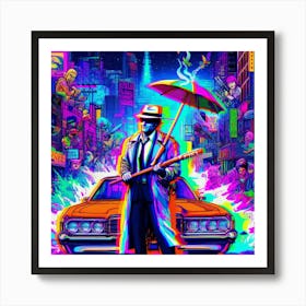 Fear and loathing Art Print