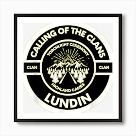 Lundin Scottish Torch Light Ceremony Highland Games 1 Art Print