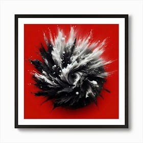 Black And White Swirl Art Print