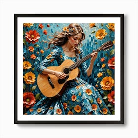 Acoustic Guitar 2 Art Print