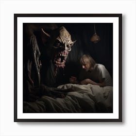 Tooth fairy and fear Art Print