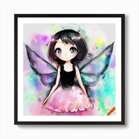 Craiyon 173643 Kawaii Anime Fairy Art Print