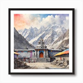 Hindu Temple Art Print