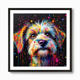 Colorful Dog Art Print