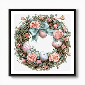 Easter Wreath 1 Poster