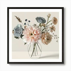 Bouquet Of Flowers 1 Art Print