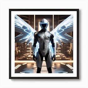 Futuristic Space Suit 13 Art Print