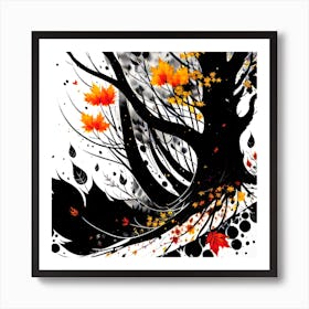 Autumn Tree 6 Art Print