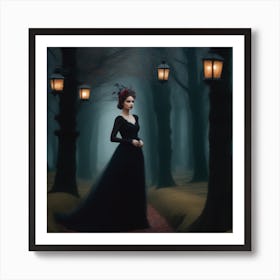 Dark Forest 2 Art Print