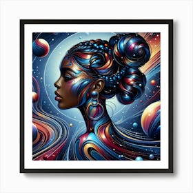 Solarith Celestial Portrait Art Print