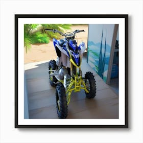 Yamaha Quad Bike Art Print