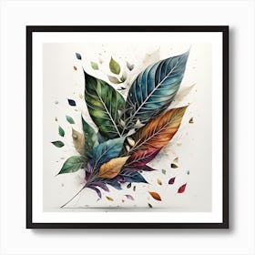 Leafy Elegance Art Print
