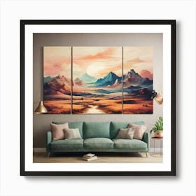 Landscape Painting 5 Art Print